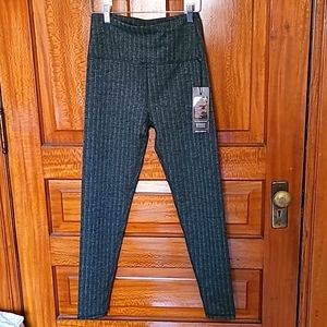 RUN HERRINGBONE JACQUARD WARM LEGGING size small nwt